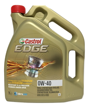 Castrol Edge 0W-40 Fluid Titanium (5 liter)