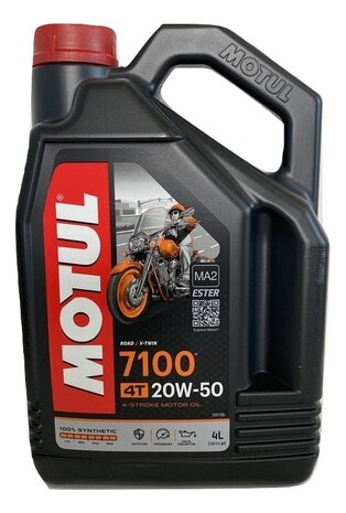 Motul 7100 4T 20W-50 motorolie 4L 