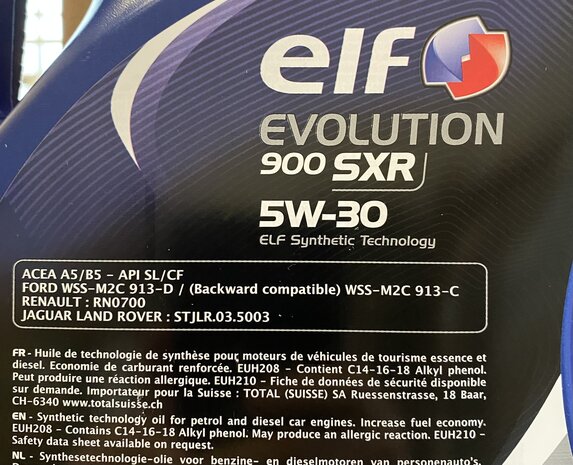 Elf Evolution 900 SXR 5W-30 5Liter