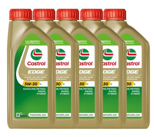 Castrol Edge 5W-30 LL Titanium 5X1L voordeelpak