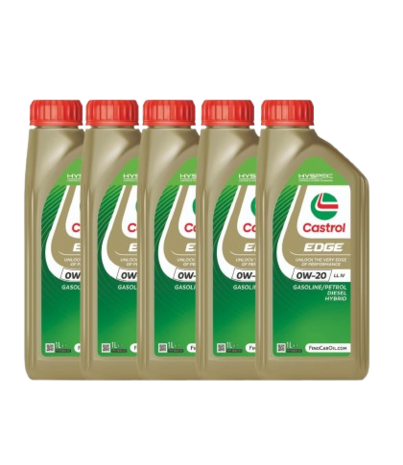 Castrol Edge&nbsp;0W-20 LL IV voordeelpak 5X1L 