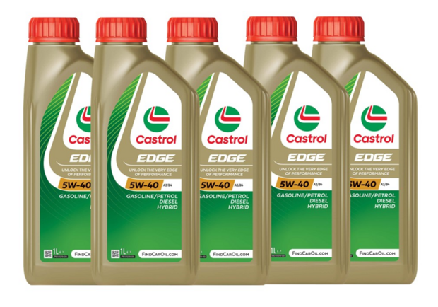 Castrol Edge 5W-40 A3/B4 5L (5x1L voordeelpak)