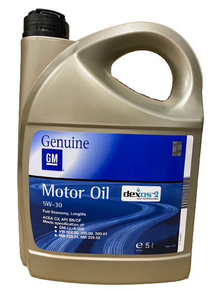 Opel 5W-30 origineel Dexos2 longlife motorolie (5 liter)