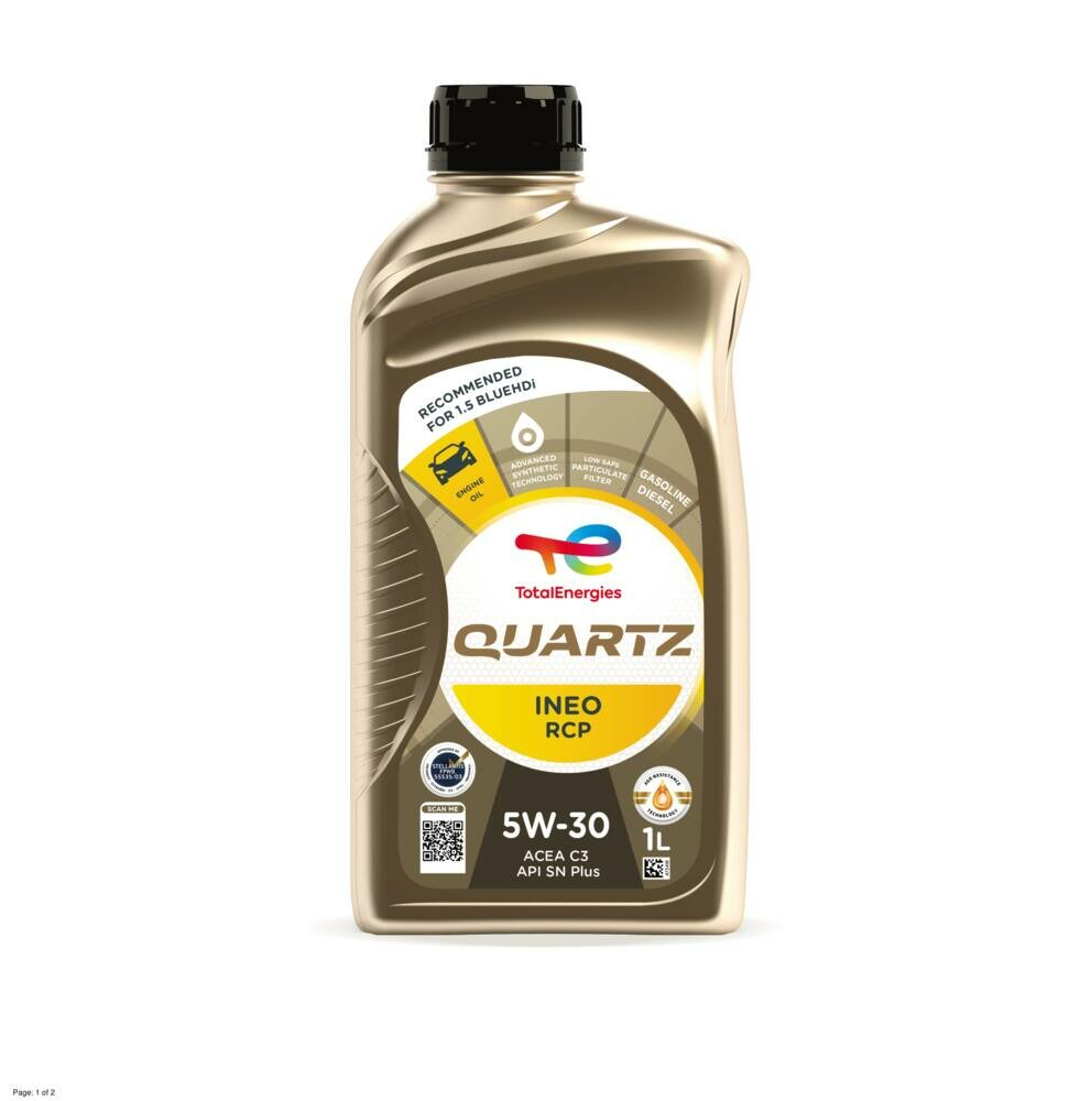Total Quartz Ineo RCP 5W-30 (STELLANTIS FPW9.55535/03) 1L