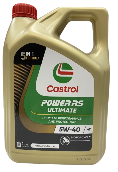 Castrol Power RS Ultimate 4T 5W-40 4L (voorheen Racing 4T 5W-40)