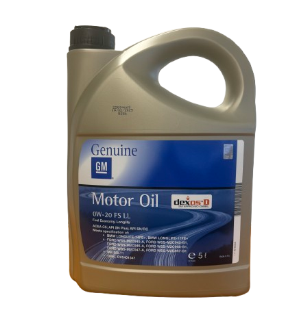 Opel/GM 0W-20 Origineel DexosD Longlife (5 liter)