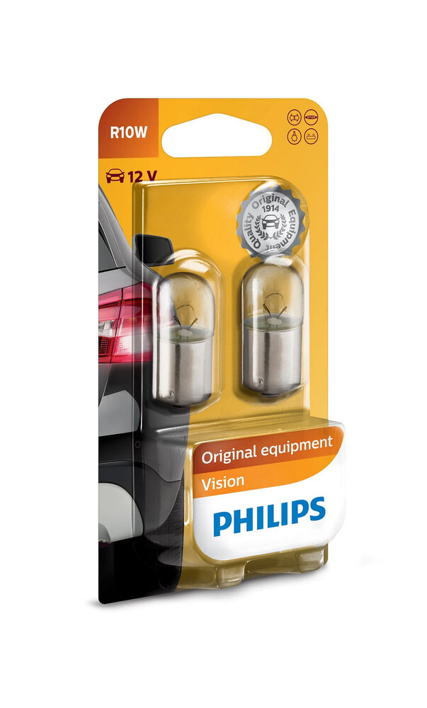 Philips Vision R10W (12V/10W) 2 stuks 