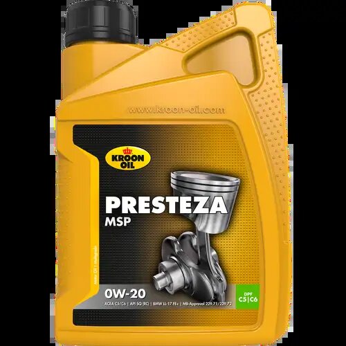  Kroon-Oil Presteza MSP 0W-20 1L