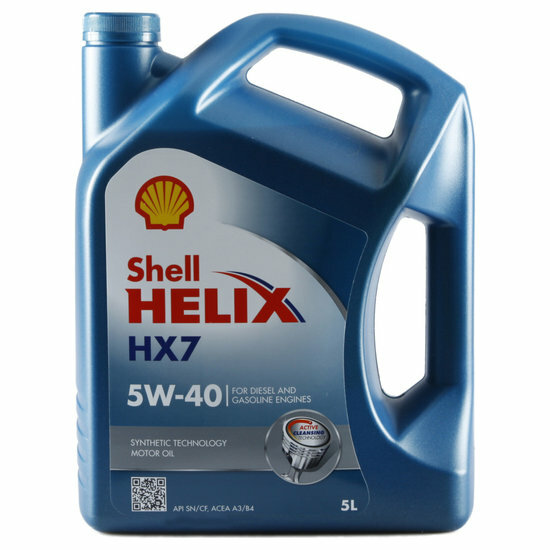 Shell Helix HX7 5W-40 (5 liter)