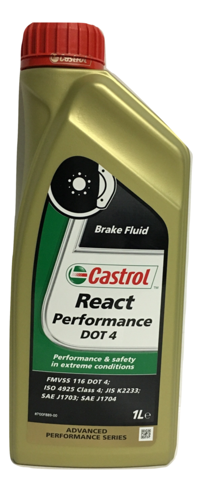Castrol React Performance DOT 4 remvloeistof 1L